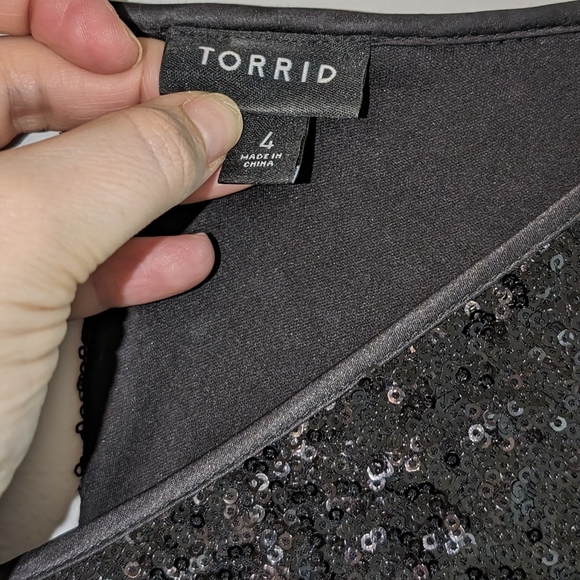 TORRID - Mini Sequins Skater Dress - Picture 9 of 11
